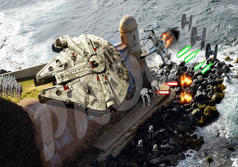 Image of Stars Wars meets El Morro Castillo 