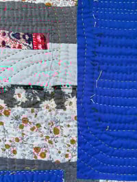 Image 3 of Sunshine - hand sewn wall quilt 