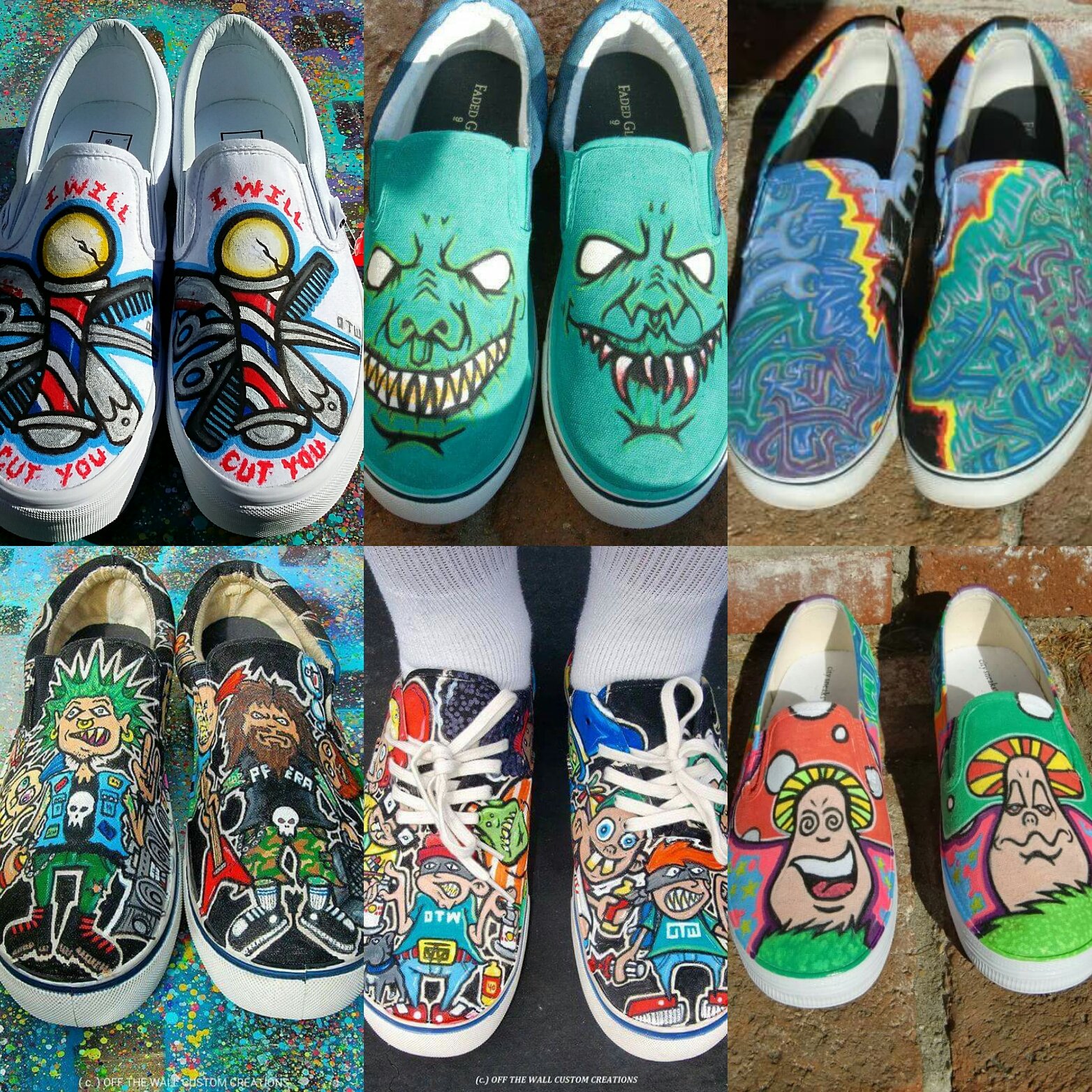 vans off the wall custom shoes
