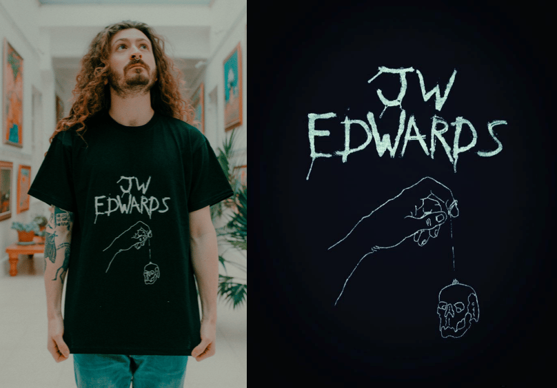 Image of JW Edwards Black Tee Shirt