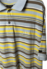 Image 2 of (XXL) FUBU Striped Polo Shirt  – 90s/Y2K Hip Hop 
