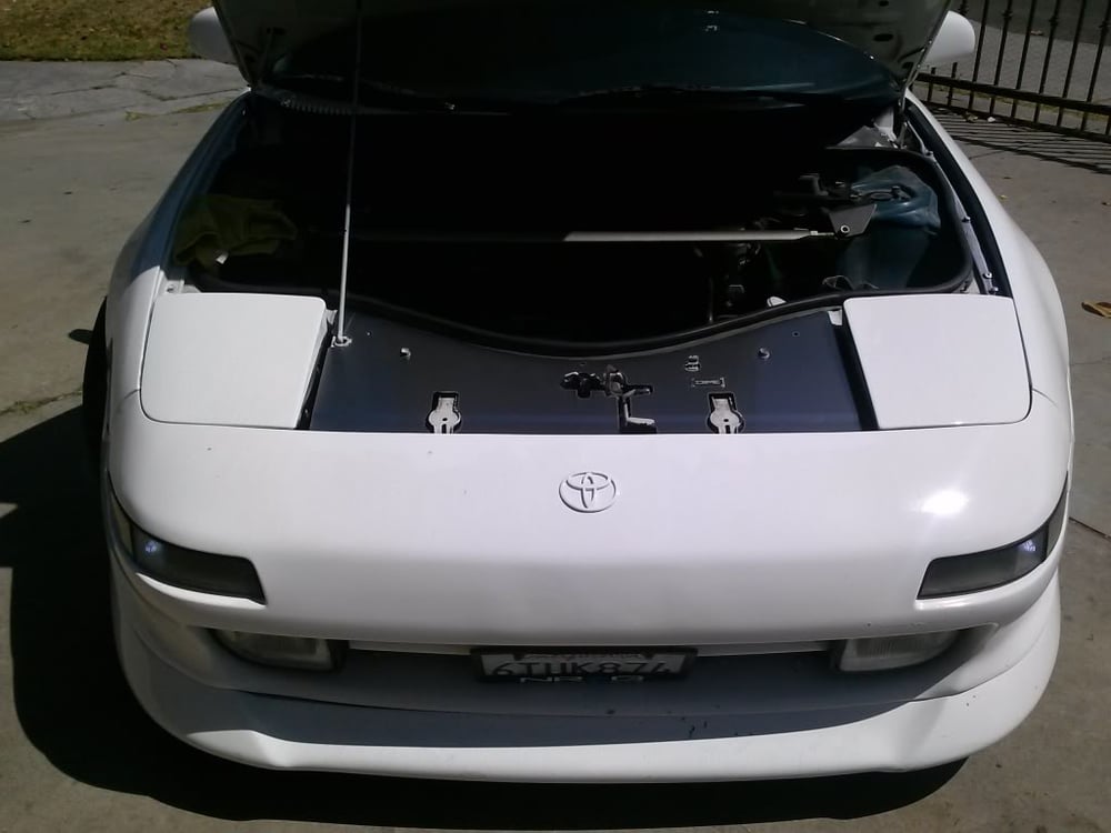91-99 MR2 MK2 SW20 Radiator Cooling Panel Carbon Fiber or Polished ...