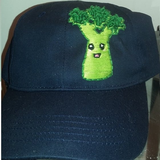 Image of Navy Blue KAWAII BROCCOLI Hat