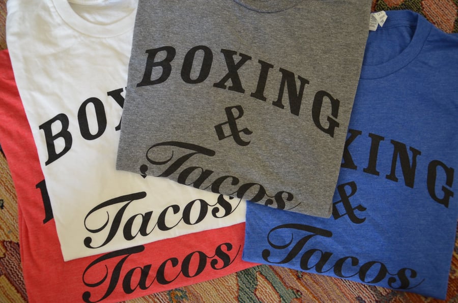 Image of Men's Boxing and Tacos Tees