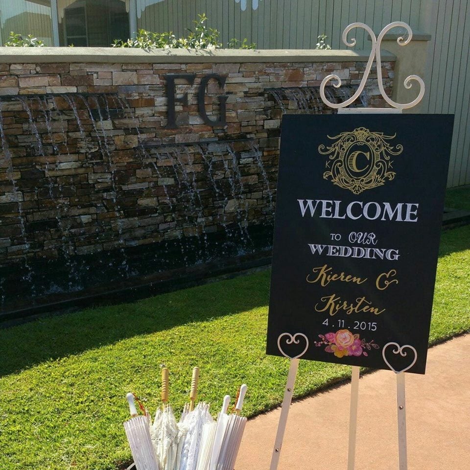 Image of WELCOME WEDDING BOARD 