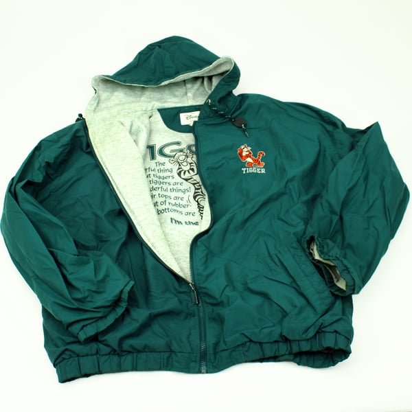 Image of Disney Tigger Full Zip Up Jacket with Hoodie