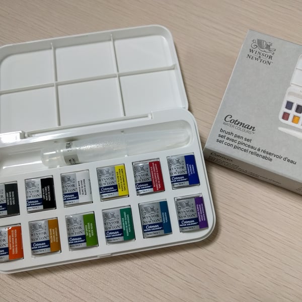 Image of Winsor Newton Cotman Brushpen Set