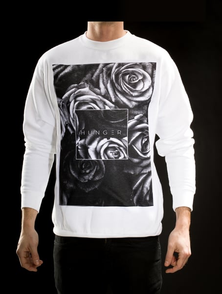 Image of "White Roses" - Crewneck