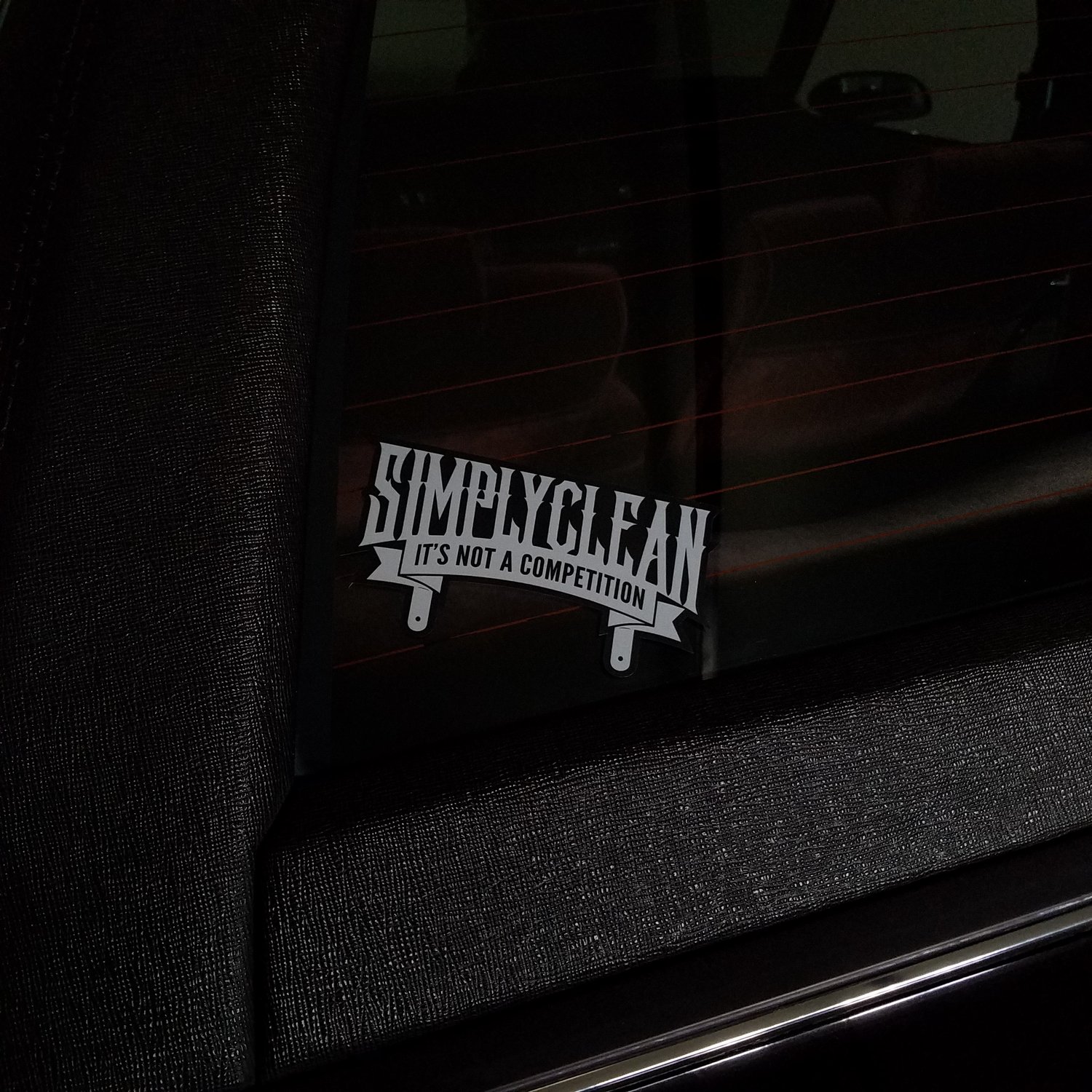 Image of Simply Clean Plaque Sticker