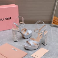 Image 25 of Miúmiu Crystal Block Heels