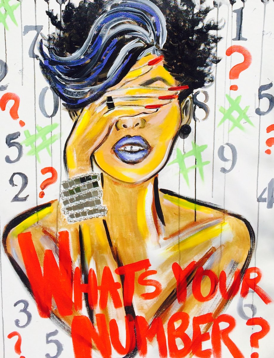 Whitney Austin Whats Your Number Art Print