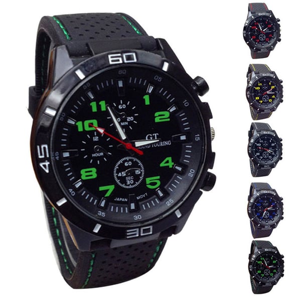 Image of Men’s Watch Casual Business Quartz Military Wrist Watches Sport Digital Silicone Watch