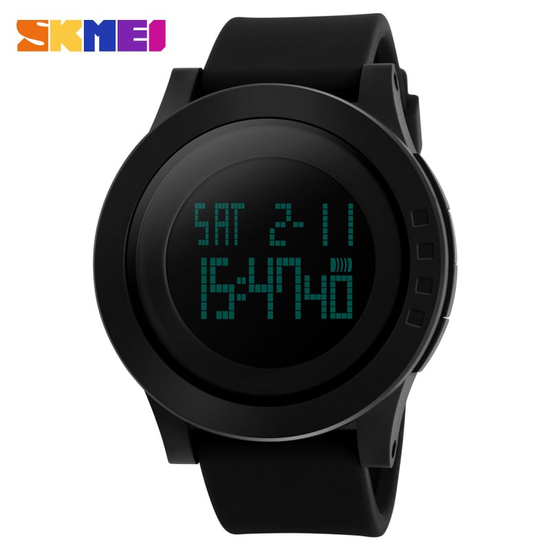 Image of Men Military Sports Watches Fashion Silicone Waterproof LED Digital