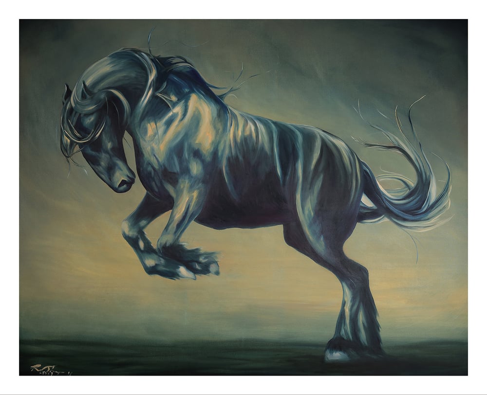 Image of Mega Horse #2 - Canvas Art Print - Robert Henry Thompson