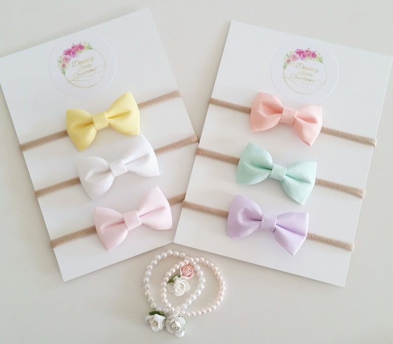 Image of Mini Bow Sets- Headbands 