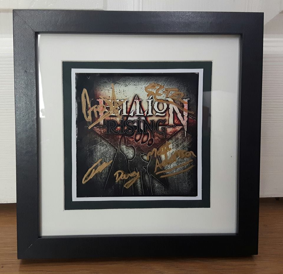 Image of Limited Edition: Framed Hellion Rising 2012 EP - Original Signed Cover Art + Signed Photo