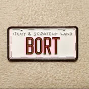 Image of Bort License Plate Pin