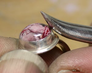 Image of Kit to make a Simple Stone-Set Ring