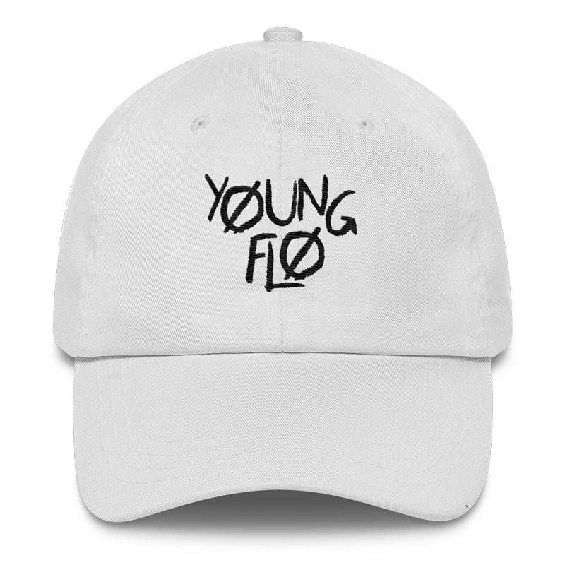 Image of Young Flo Dad Hat, White