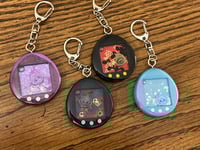Image 1 of PREORDER - MHA Tamagotchi Shaker Keychains