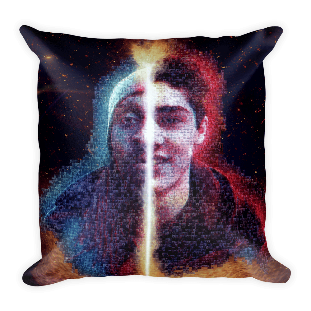 Image of CND & Triforce - Worth The Wait - Square Pillow Case w/ stuffing