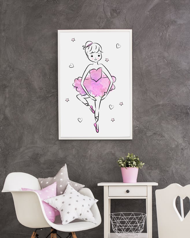 Image of *NEW* Little Ballerina (with watercolour Tutu)