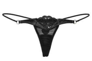 Image of ALMEIDA RIO LACE AND LEATHER THONG