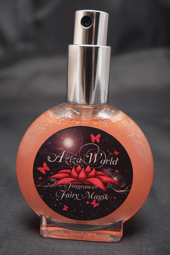 Image of Fairy Magik Perfume, Floral with Jasmine, Ylang Ylang, Vanilla, Handmade Ladies Perfume