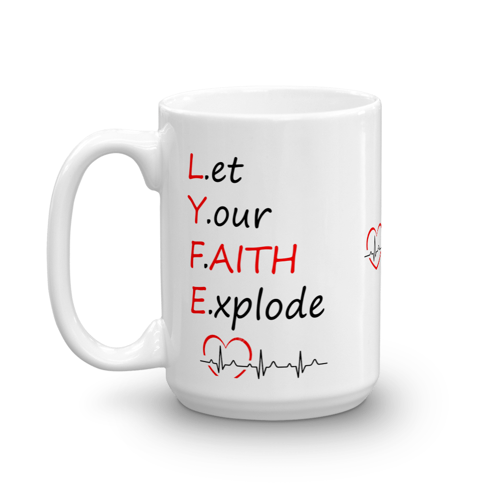 Image of Mug of L.Y.F.E (Faith)