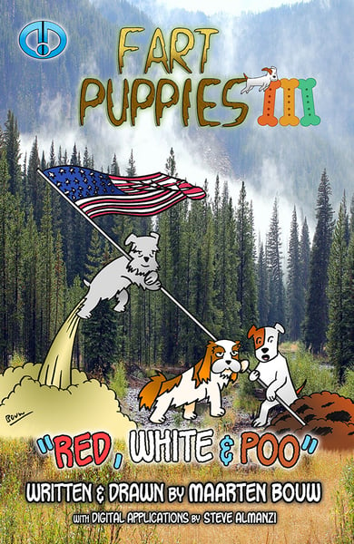 Image of Fart Puppies 3: Red, White, & Poo