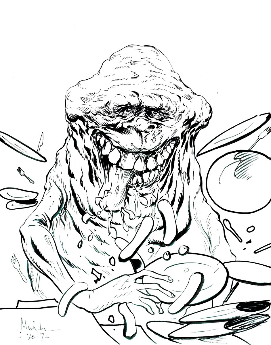 slimer coloring pages