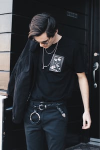 Image 2 of VISION TEE - BLACK