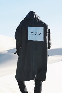 Image 2 of WATER REPELLENT SOULJA TRENCH - BLACK