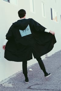 Image 5 of WATER REPELLENT SOULJA TRENCH - BLACK