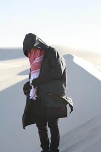 Image 3 of WATER REPELLENT SOULJA TRENCH - BLACK