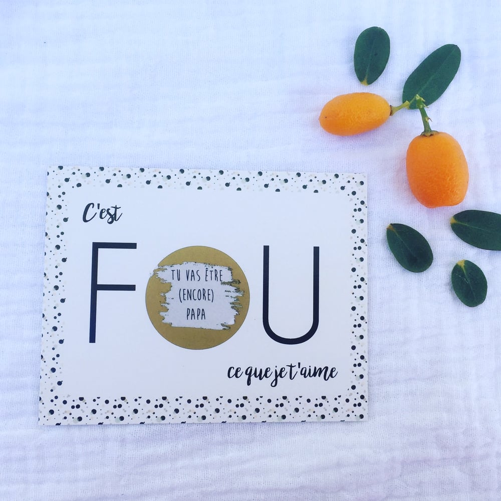 Image of Carte à gratter #Encore papa