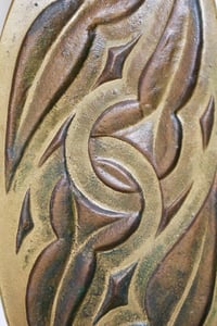 Image 3 of Set of Curved Bronze Door Handles, Italy