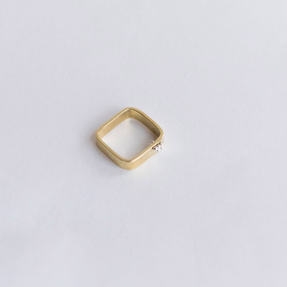 Image of Square bits ring