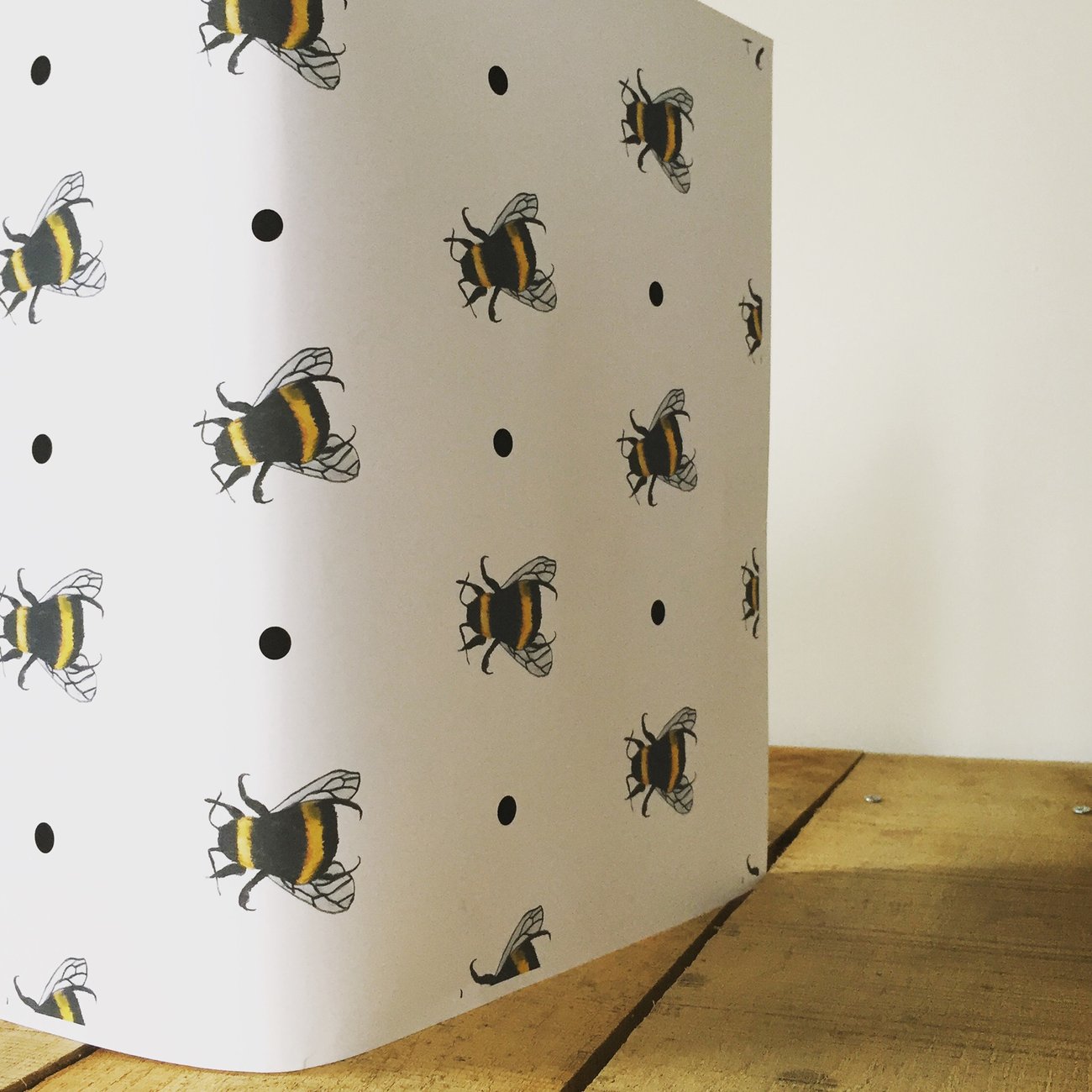 Bumble Bee Gift Wrapping Paper by Katezart Designs The Manchester Bee