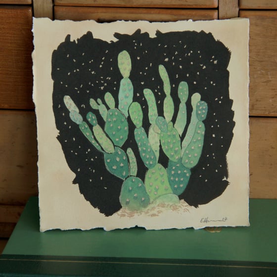 Image of Cactus Print by E Henderson - All Proceeds support Trans People of Color in NC