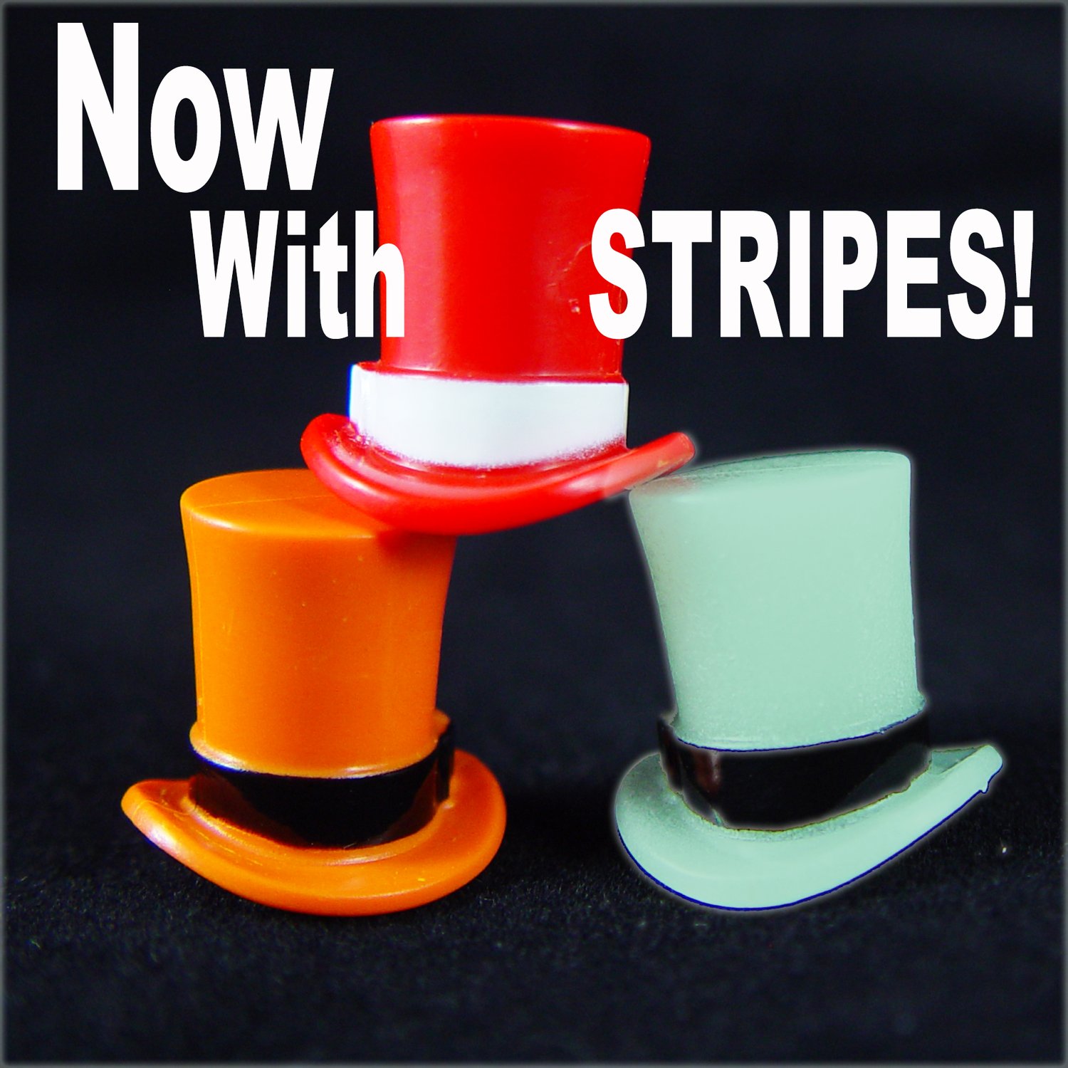 NEW! Striped Top Hats!