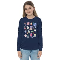 Image 3 of Girl's Essential Graphic long sleeve T-shirt