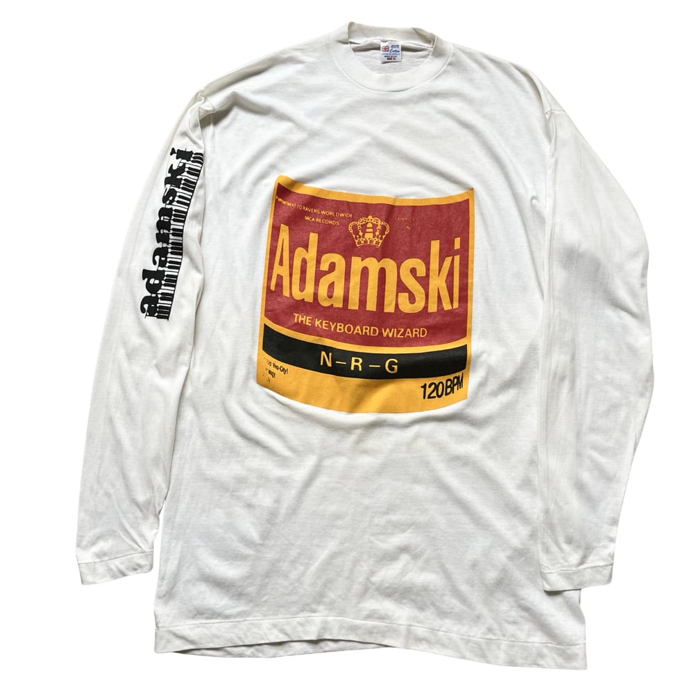 Image of 1989 Adamski NRG longsleeve T shirt L-XL