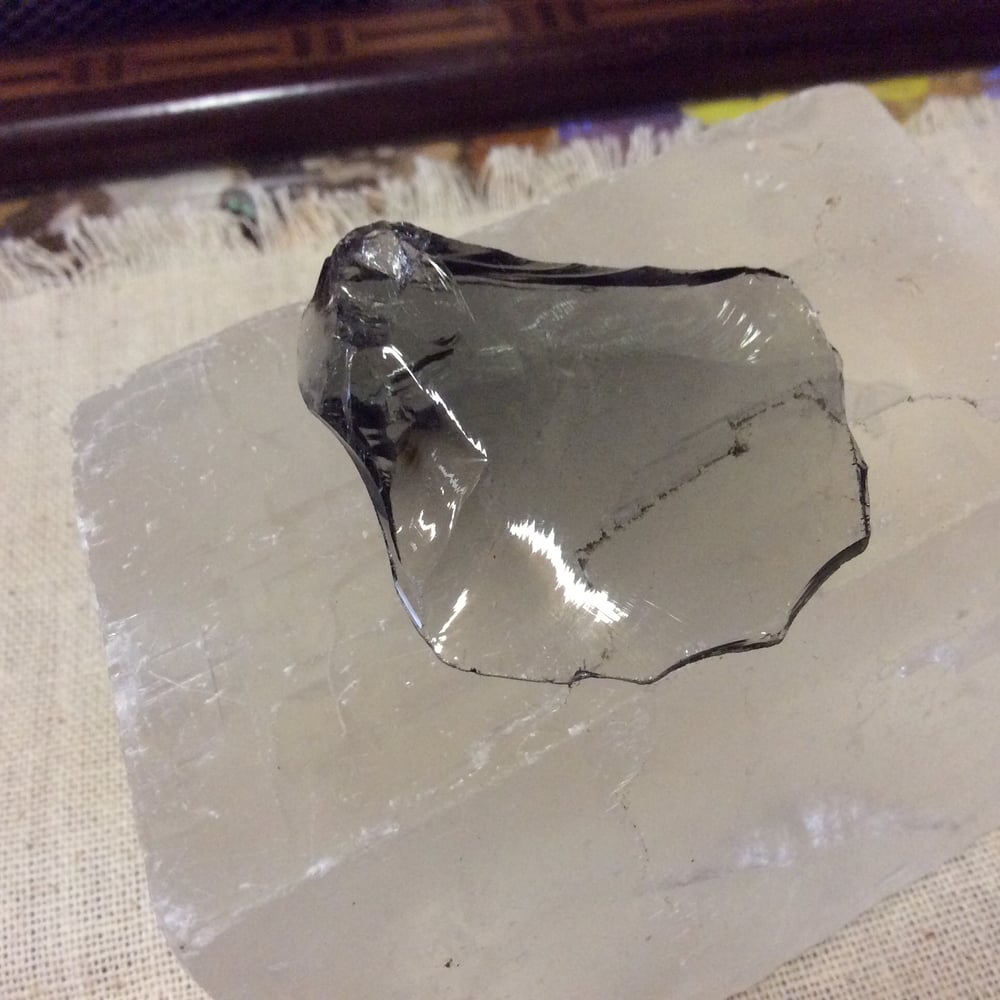 Image of Translucent Black Andara Crystal 14 grams