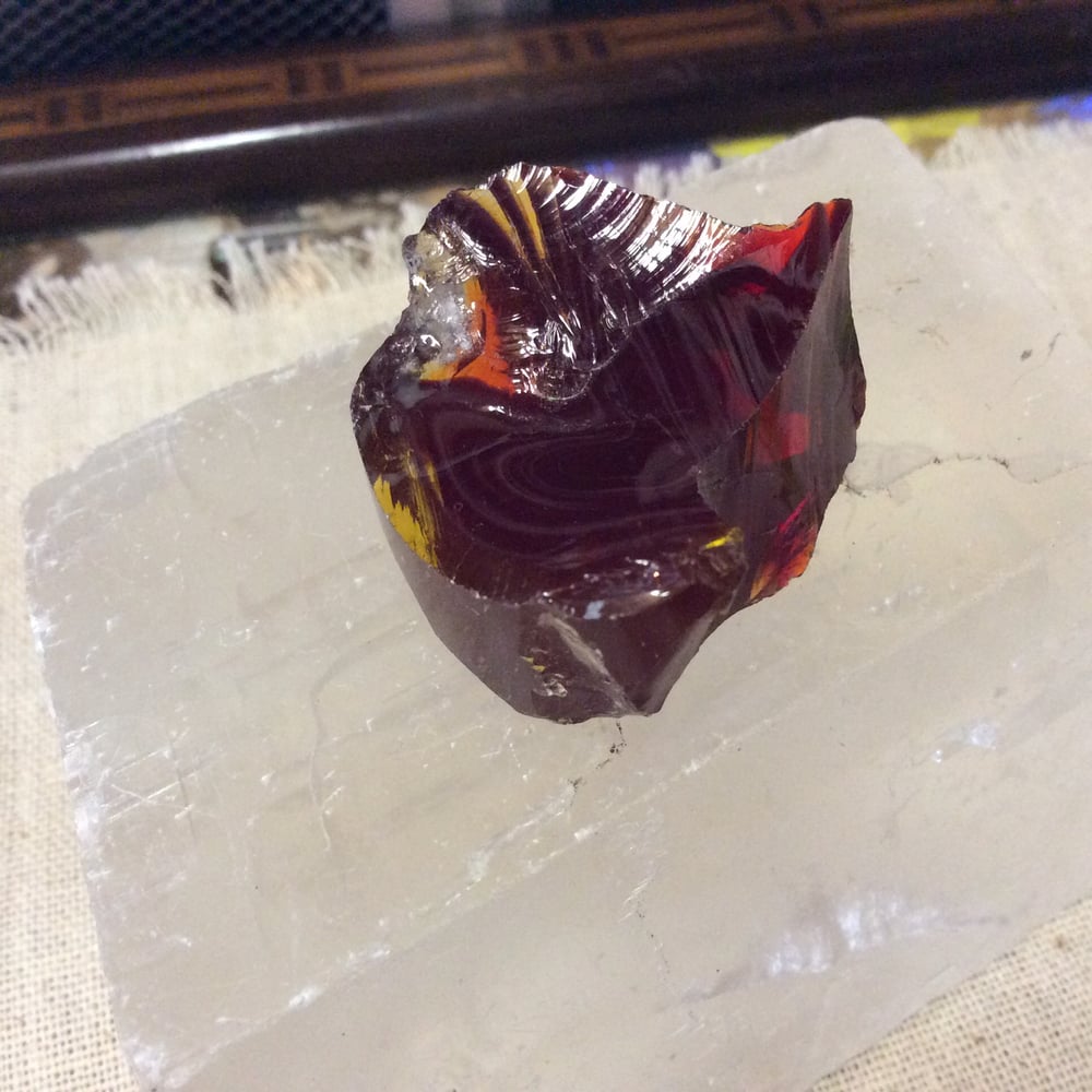 Image of Garnet Shaman Swirl Andara Crystal 23 grams