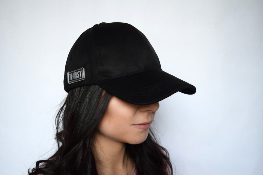 Image of Black Suede Hat