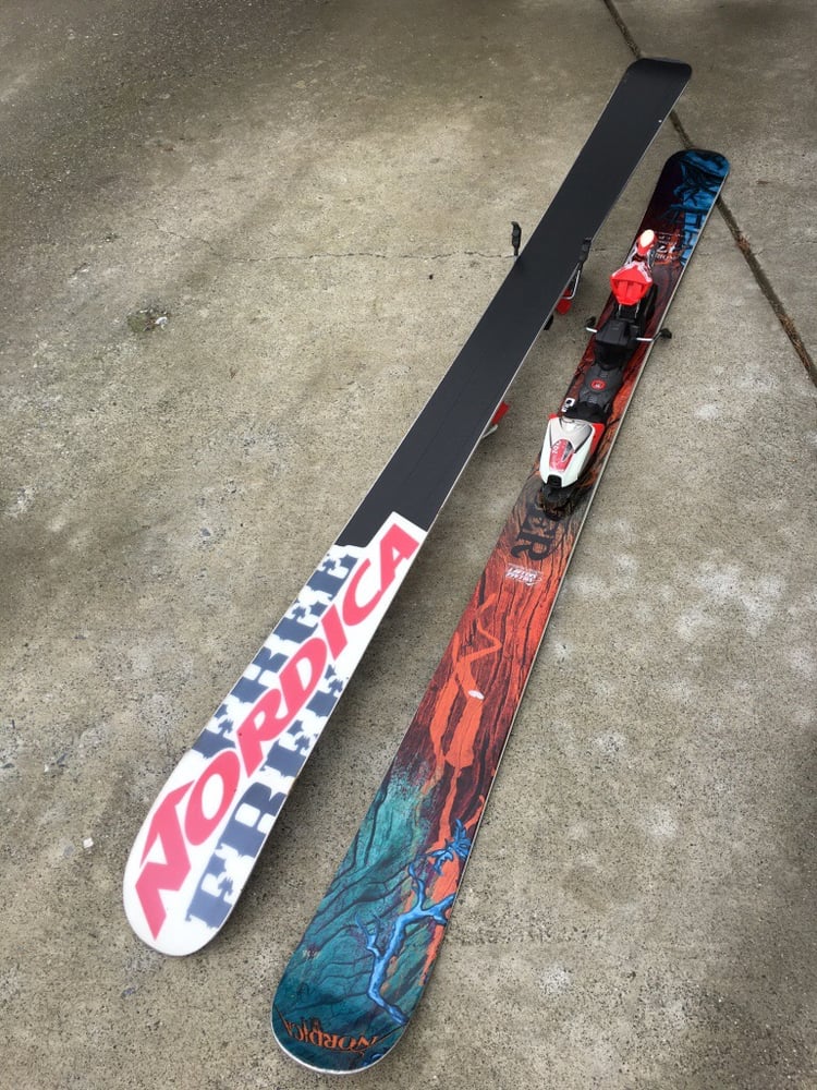 Image of Nordica Enforcer All Mountain 177 Skis with Marker 14.0 bindings