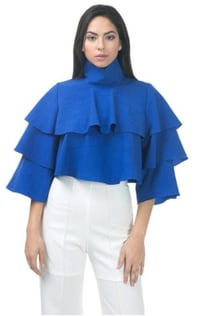 Image 4 of Layered bell sleeve shirt
