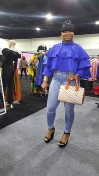 Image 2 of Layered bell sleeve shirt