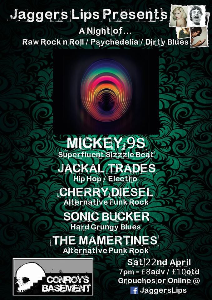 Image of Mickey 9s + Jackal Trades + Cherry Diesel + Sonic Bucker + The Mamertines